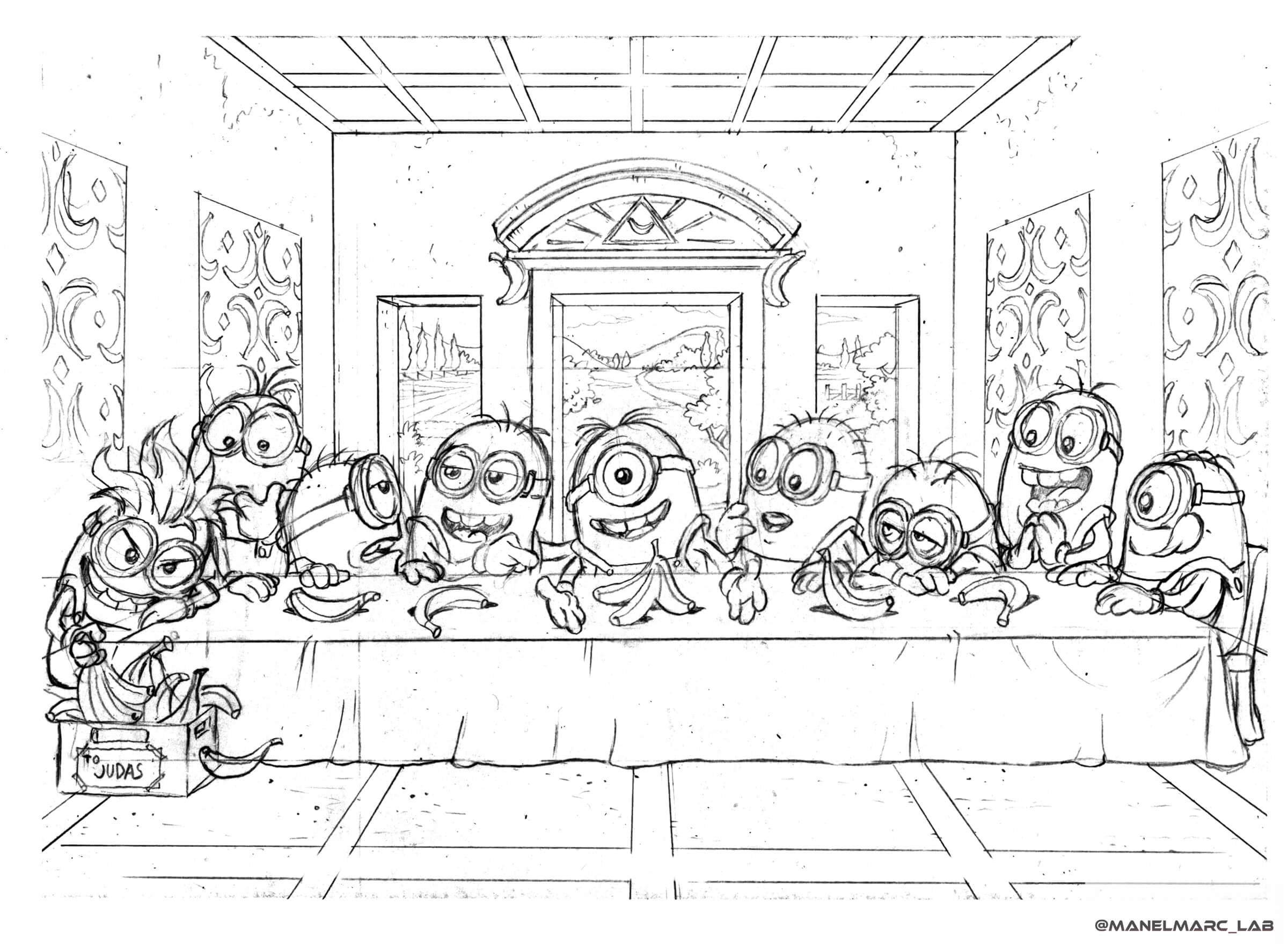 02 ManelMarc_Ilustración Barcelona_IA Laboratorio_AI Ilustration_AI Characters_Minions