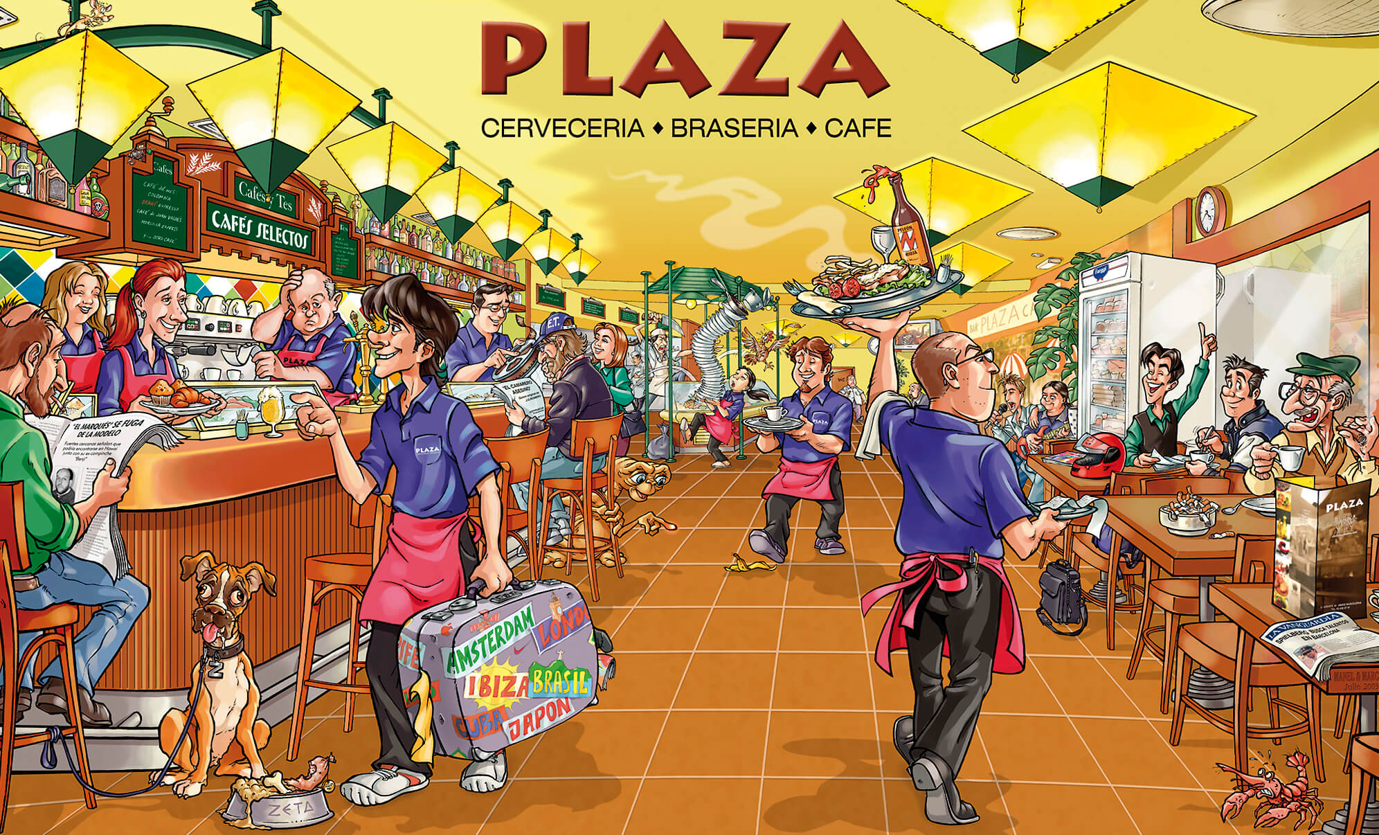 Ilustración publicitaria en Barcelona