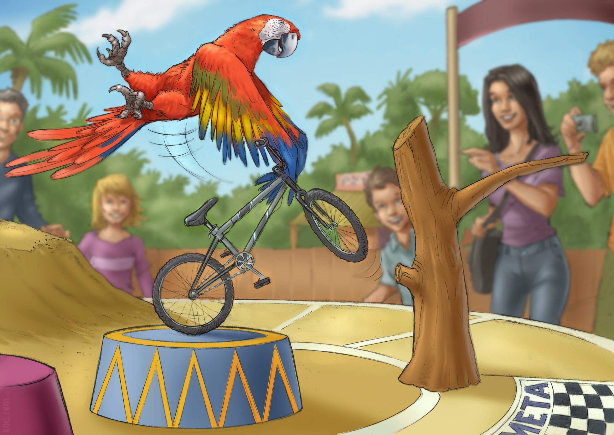 Ilustraciones conceptuales en Barcelona