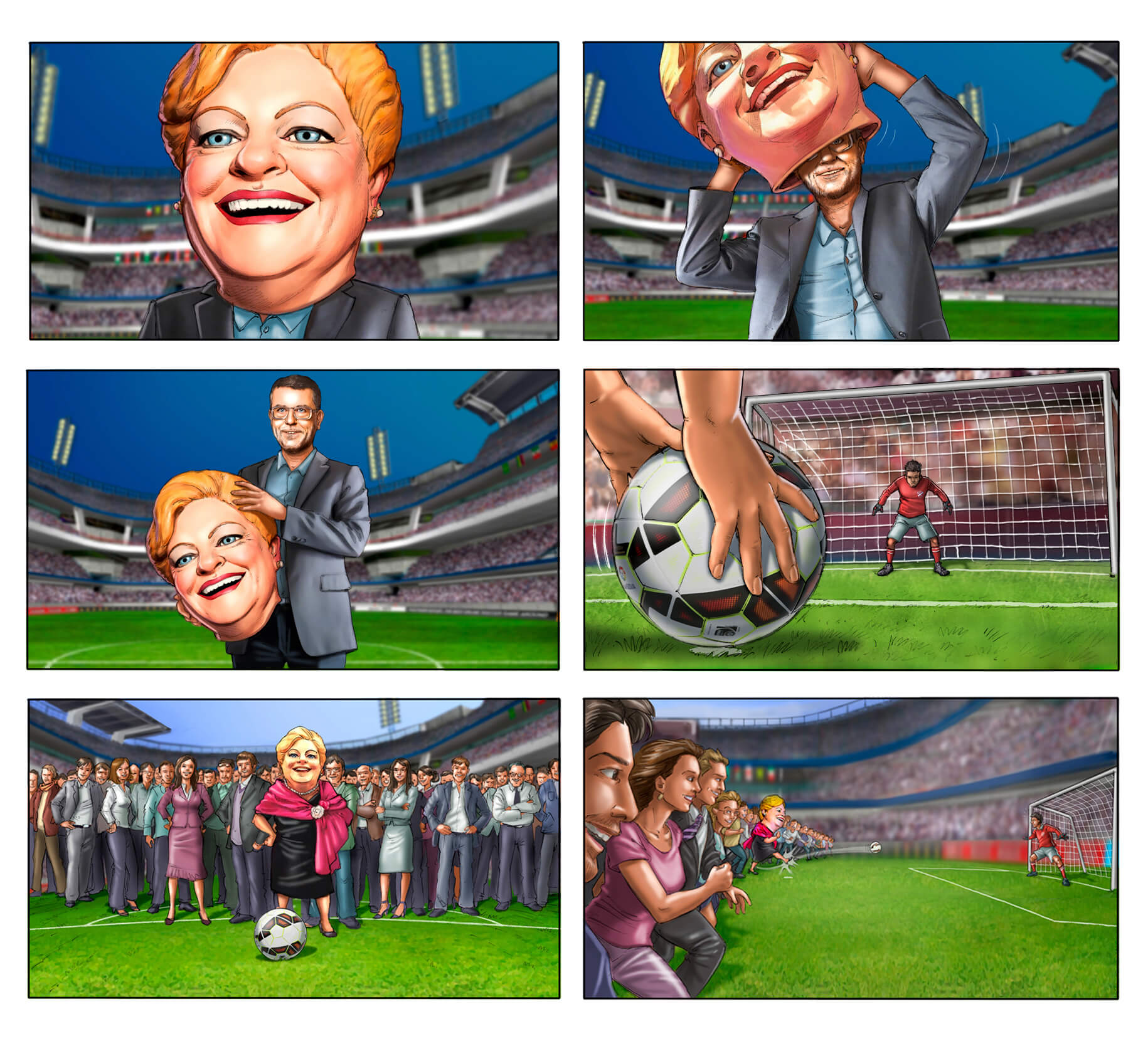 Ilustraciones conceptuales en Barcelona