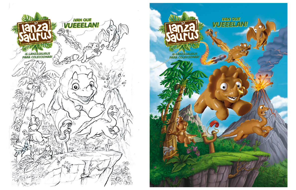Ilustraciones conceptuales en Barcelona